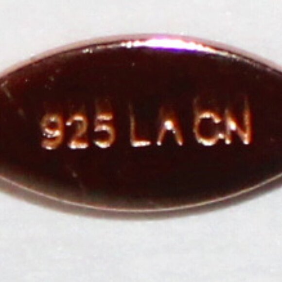 Sterling Silver LA Disney Floral Rose Gold Tone Minimalist Necklace - Picture 6 of 8